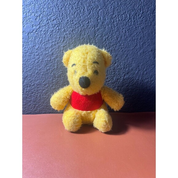 Vintage Sears 1980's Walt Disney Winnie the Pooh Bear Sears 8" Plush Animal - Picture 1 of 5